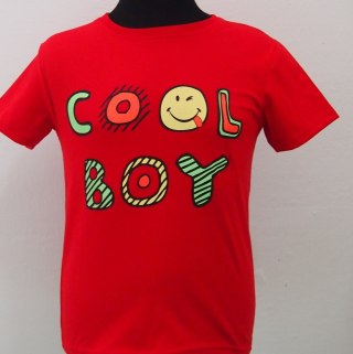 BLUZKA CHŁOPIĘCA COOL BOY KR R.110-122 SALE ŻAREK