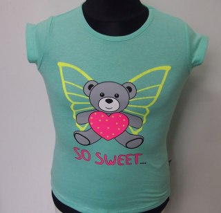 BLUZKA DZIEWCZĘCA SO SWEET KR R.110-122 SALE ŻAREK