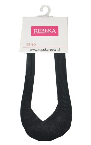 BALERINKI PRĄŻEK BAWEŁNA 1120 SALE 35-40 czarny REBEKA