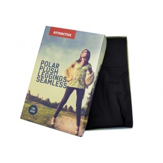 LEGGINSY POLAR SEAMLESS 180 DEN L/XL czarny ATTRACTIVE