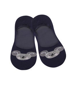 MOKASYNKA DAMSKA WZOROWANA SILIKON 36-38 navy.b8u/wz.960 WOLA