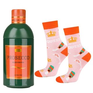 SKARPETY DAMSKIE SOXO ALKOHOL 35-40 prosecco SOXO