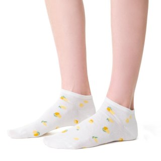 STOPKI DAMSKIE SUMMER SOCKS 114 38-40 ecrui/cytryny 141 STEVEN