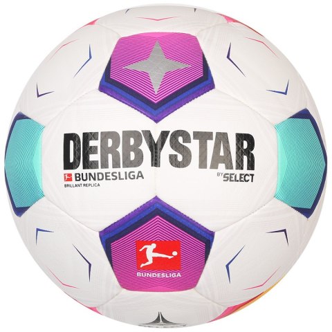 Piłka DerbyStar Bundesliga 2023 Brillant Replica biała biały 5 Select