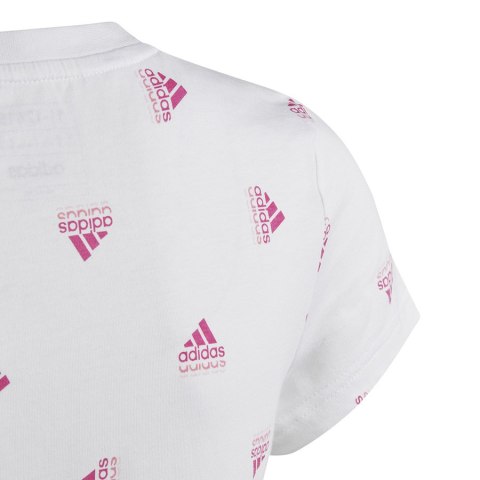 Koszulka adidas BLUV Tee girls IB8918 biały 170 cm Adidas