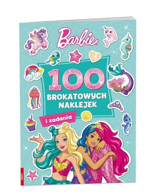 Barbie. 100 brokatowych naklejek Ameet