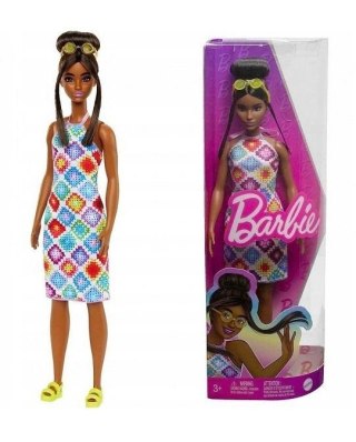 Barbie Fashionistas. Lalka w sukience HJT07 Mattel