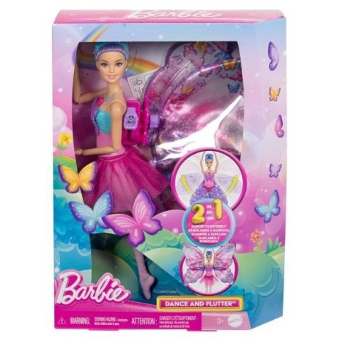 Barbie Motylkowa baletnica Lalka 2w1 z transform.. Mattel