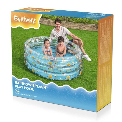 Basen ogrodowy dla dzieci 150x53cm Tropical BESTWAY + Łatka naprawcza Bestway