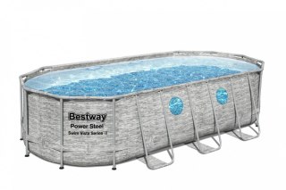 Basen stelażowy Power Steel Swim Vista z oknem 549x274x122 18x9FT BESTWAY 7w1 Bestway