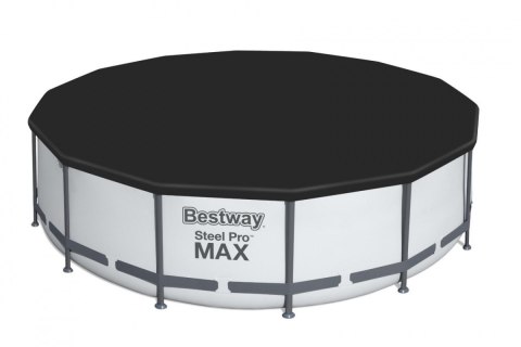 Basen stelażowy Steel Pro MAX 427x107 Szary 14FT BESTWAY 5w1 + Akcesoria Bestway