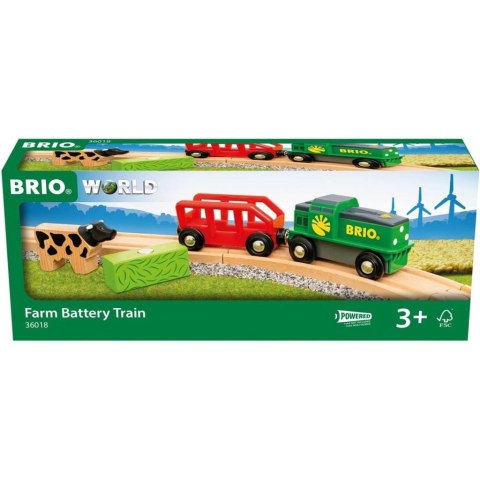 Brio Pociąg na baterie Farma Ravensburger