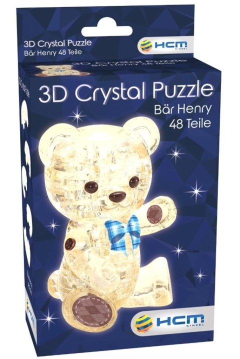 Crystal puzzle Miś Henry brązowy Bard Centrum Gier