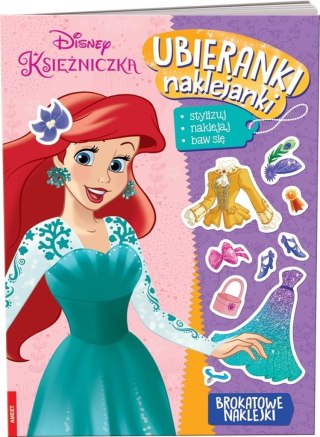 Disney Księżniczka. Ubieranki, naklejanki Ameet