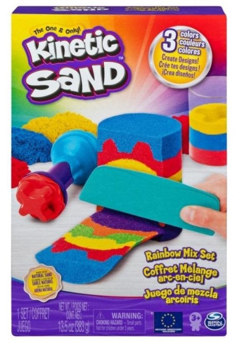 Kinetic Sand Zestaw Tęczowych narzędzi 383g SPIN MASTER