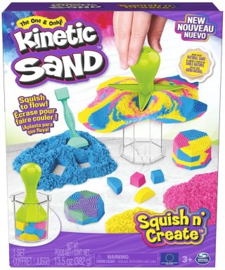 Kinetic Sand - Zgniataj i twórz SPIN MASTER