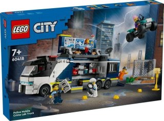 LEGO(R) CITY 60418 Policyjna ciężarówka z laborato.. LEGO(R)