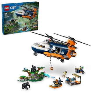 LEGO(R) CITY 60437 Helikopter badaczy dżungli w bazi LEGO(R)