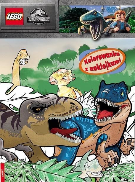 Lego Jurassic World. Kolorowanka z naklejkami Ameet