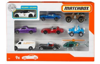 Matchbox Samochodziki 9-pak mix Mattel