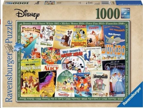 Puzzle 1000 Filmowe Plakaty Disneya Ravensburger