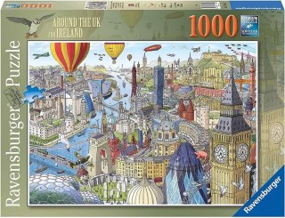 Puzzle 1000 Wokół Wysp Brytyjskich Ravensburger