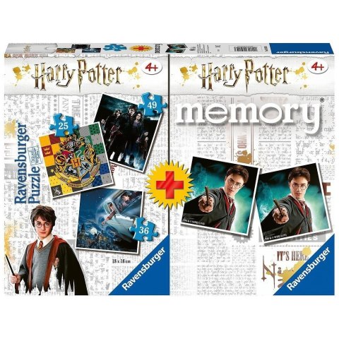 Puzzle 2D 3w1 + memory Harry Potter Ravensburger