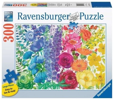 Puzzle 300 Kwietna tęcza Ravensburger