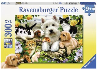 Puzzle 300 Szczęśliwe zwierzęta XXL Ravensburger