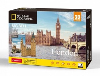 Puzzle 3D Big Ben National Geographic Cubic Fun