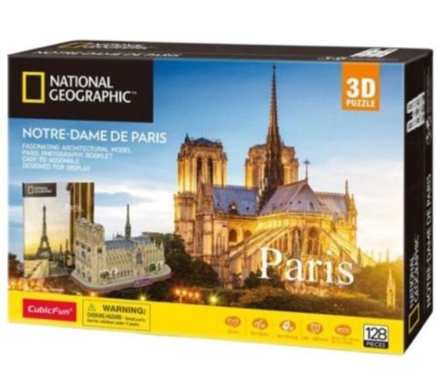 Puzzle 3D Notre Dame National Geographic Cubic Fun