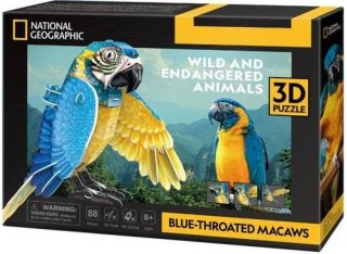 Puzzle 3d National Geographic Ara Szafirowa Cubic Fun