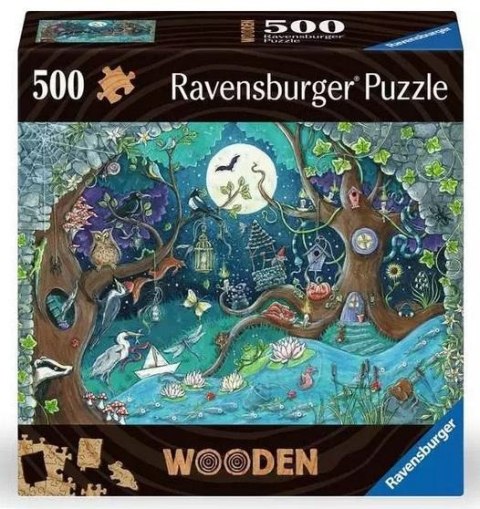 Puzzle drewniane 500 Baśniowy Las Ravensburger