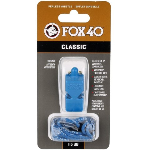 Gwizdek Fox 40 Classic Safety 115 dB niebieski Fox40