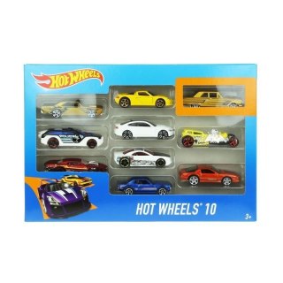 Hot Wheels Małe samochodziki 10-pak Mattel