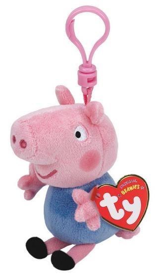 Beanie Babies Świnka Peppa - George brelok TY