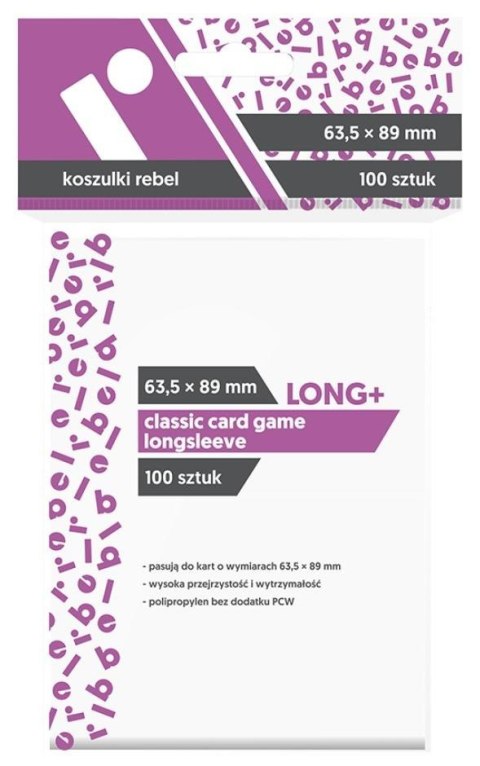 Koszulki CCG Longsleeve 63,5x89 (100szt) REBEL Rebel