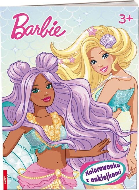 Barbie. Kolorowanka z Naklejkami Ameet