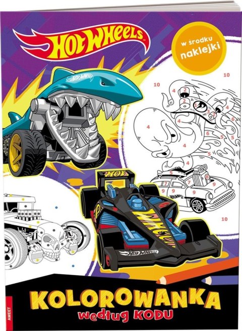 Hot Wheels. Kolorowanka według kodu Ameet