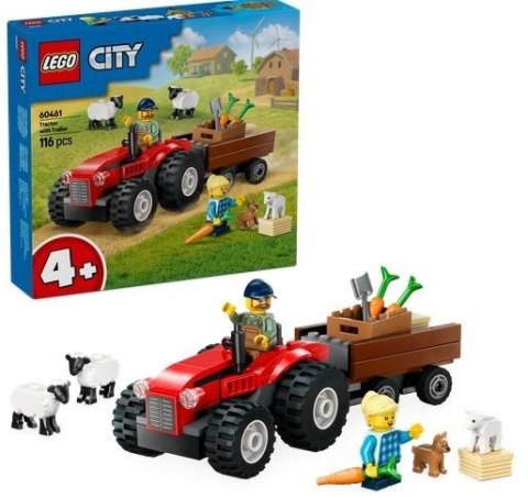 LEGO(R) CITY 60461 Czerwony traktor z przyczepą LEGO(R)