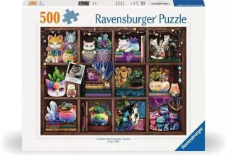 Puzzle 500 Koci Raj Ravensburger