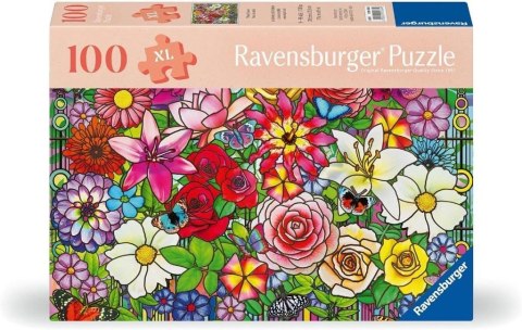 Puzzle XL 100 Kwiaty Ravensburger