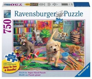 Puzzle 750 Słodcy artyści Ravensburger