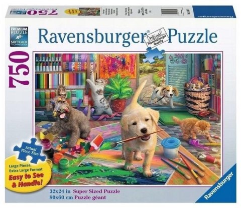 Puzzle 750 Słodcy artyści Ravensburger