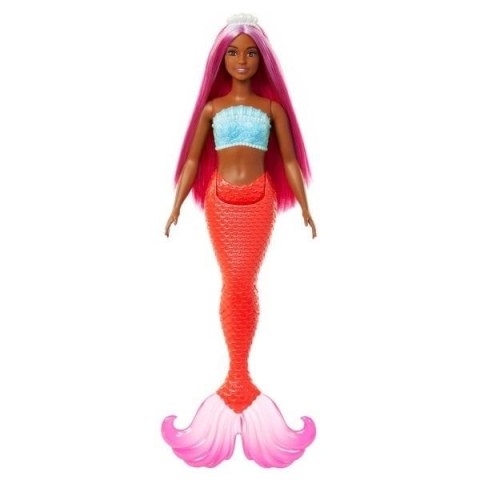 Barbie Lalka Syrenka Koralowy ogon HRR04 Mattel