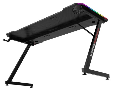 Biurko gamingowe SHADOW GAMER 2.0 140 cm LED RGB podkładka