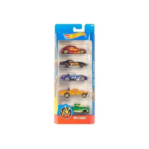 Hot Wheels Małe samochodziki 5-pak Mattel