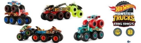 Hot Wheels Monster Trucks 6-kołowe ciężarówki mix Mattel