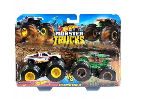 Hot Wheels. Monster Trucks Pojazd 1:64 2-pak Mattel