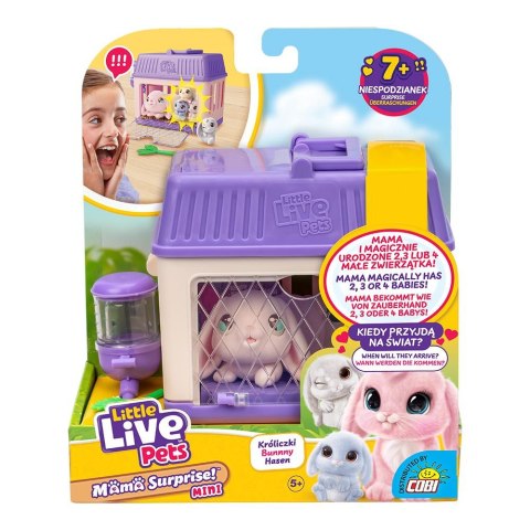 Little Live Pets. Mama surprise mini Króliczek Cobi